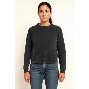 Lululemon Sweatshirt Women’s 2 black pullover mock neck athletic workoiut preppy